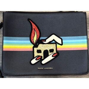 Marc Jacobs x Julie Verhoeven Rainbow Lighter Patch Clutch Crossbody Bag